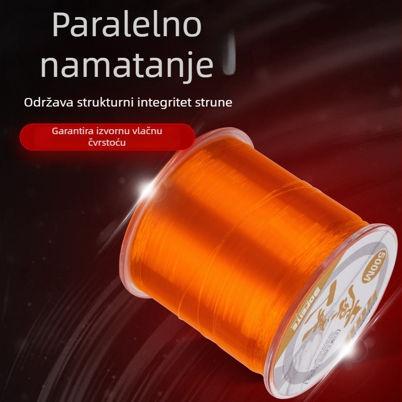 Boffett najlonska ribolovna linija, glavna linija, 500 m, standardni promjer