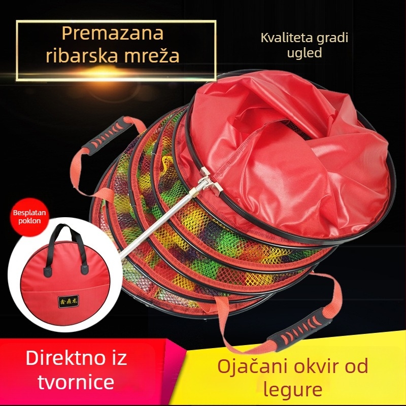 Teška najlon mreža torba za ribolov – pletena mreža, oprema za ribolov