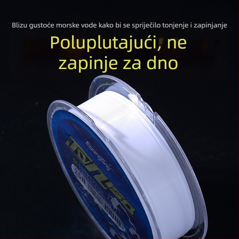 Poluplutava najlon linija za morski ribolov, 150 m, za bacanje