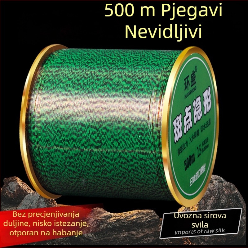 Nylon glavna linija za ribolov izuzetno visoke čvrstoće, duljine 500 m, pakiranje 50 kom.