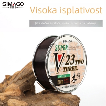 Ximando Mufeng Gen 1 najlon za ribolov, 100,5 m, glavna linija za morski ribolov, visoka natezna čvrstoća