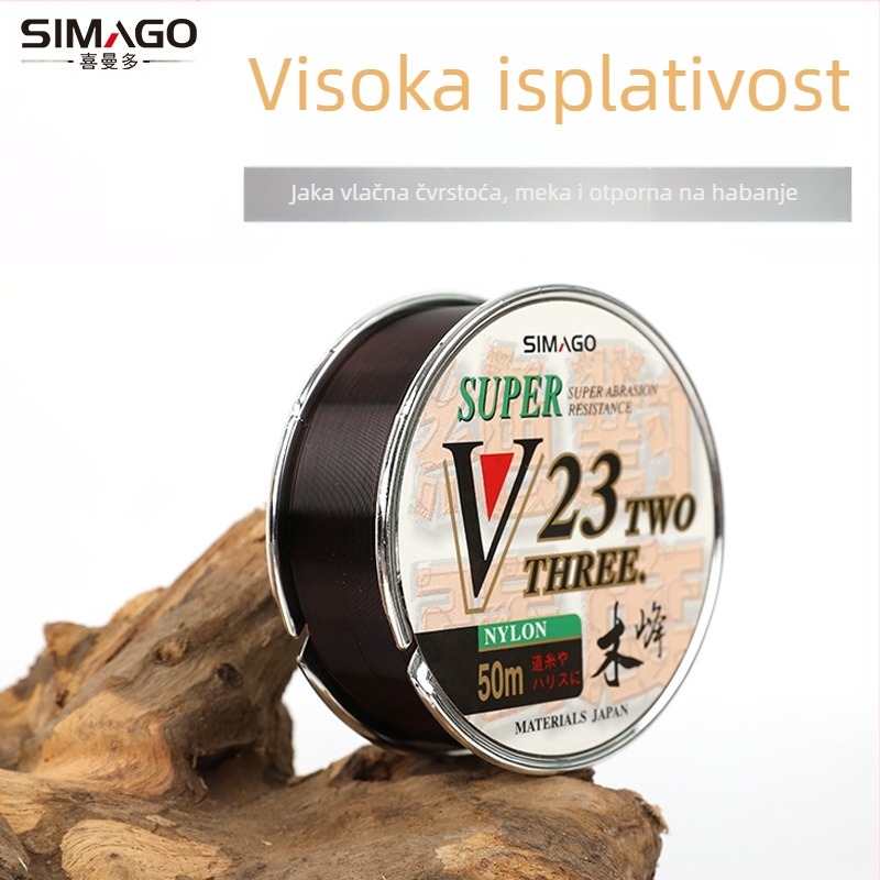 Ximando Mufeng Gen 1 najlon za ribolov, 100,5 m, glavna linija za morski ribolov, visoka natezna čvrstoća