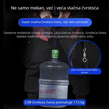 Toray najlon za ribolov — izuzetno meka, visoka napetost, glavna linija i linija vodilja, premium
