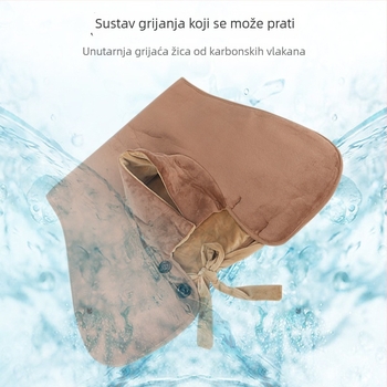 Električni grijani šal za ramena i leđa, USB napajanje, dvostrani flanel šal, topao