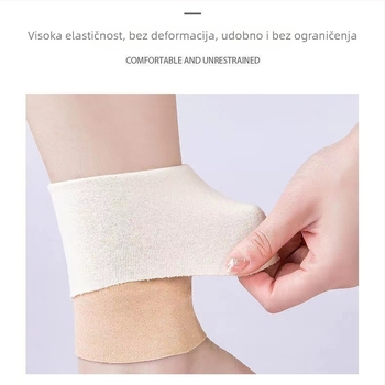 Unisex zaštitnik gležnja od velura, topao i otporan na hladnoću, tanak za proljeće i ljeto