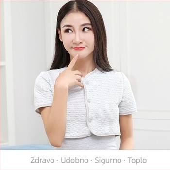 Unisex topli prsluk za spavanje s šarenom pamukom i punilom od svile, za četiri sezone