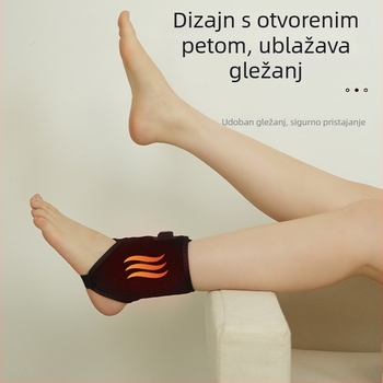 Punjava električna grijaća ortoza za gležanj, s tri razine temperature za zagrijavanje i zaštitu od uganuća