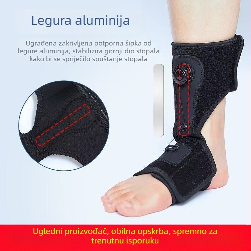 Nova verzija sportske gležnjačne ortoze s kompresijom, valgusnom rotacijom, podesivom podrškom i Velcro zatvaračem