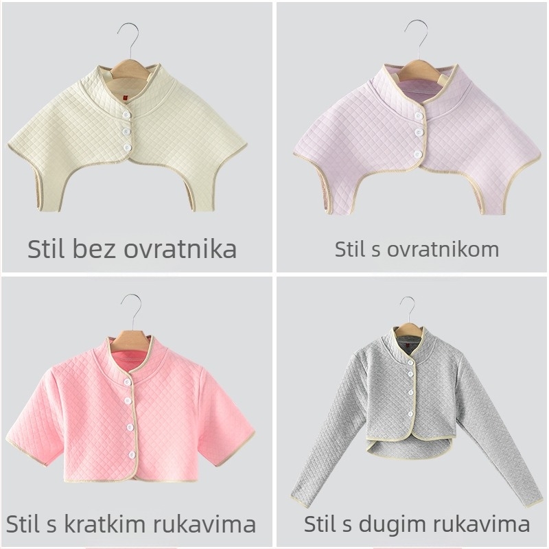 Pamukani šal za ramena za žene, toplina za vrat i ramena, veličine M/L/XL, razdoblje poslije poroda