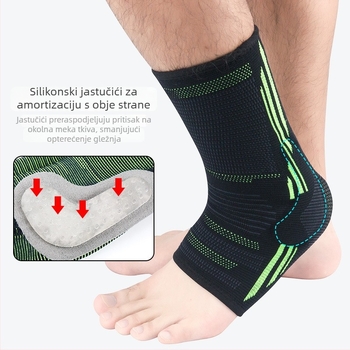 Zaštita zgloba s kompresijskom trakom za košarku, nogomet, planinarenje i fitness – zaštita zgloba protiv uvrtanja