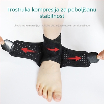 Nova kompresijska podrška za gležanj s izloženom Ahilovom tetivom, stabilna, otporna na pomicanje i ispadanje, zaštitni omotač gležnja