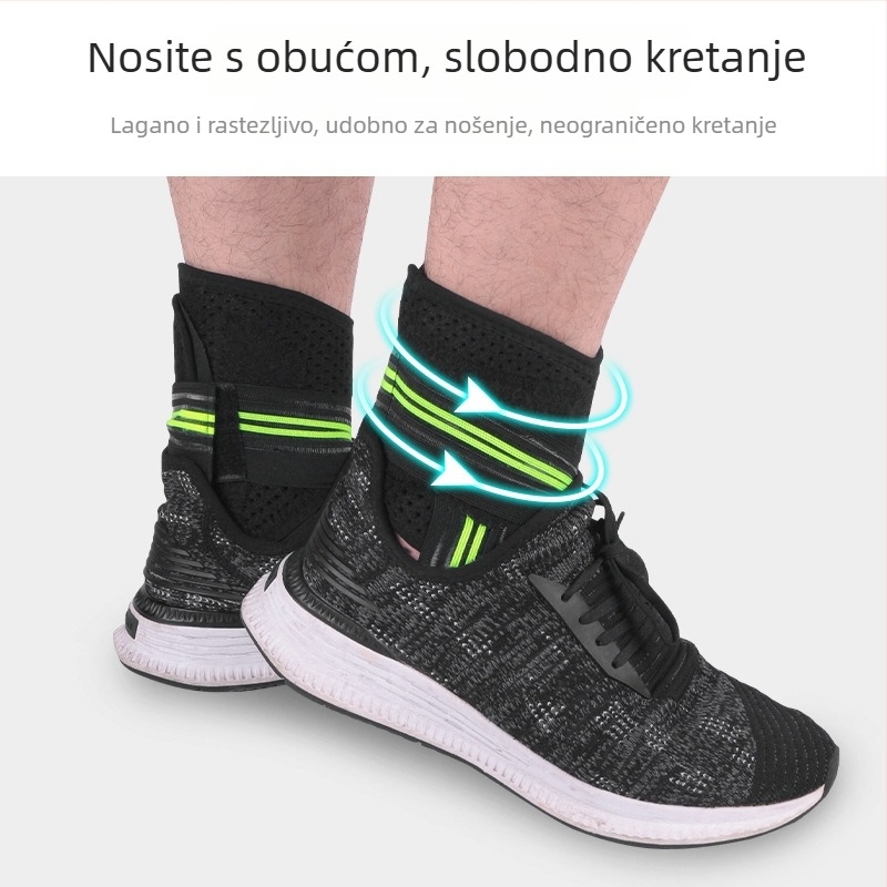 Green Rider gležanj-fiksator s kompresijskim zavojem za zaštitu od uganuća, za odrasle, sportska zaštita za košarku, nogomet, planinarenje i biciklizam