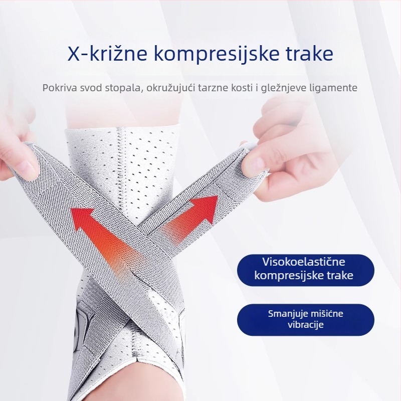 Ortez gležnja za hodanje, medicinska podrška ozljedama ligamenata gležnja, zaštitna navlaka kompatibilna s obućom