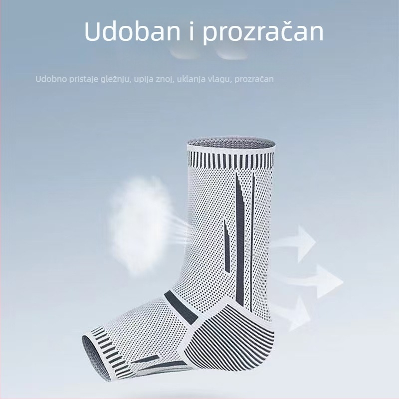Četverosezonski gležanj grafenopodobnog materijala, podrška za istegnuća i zglobove, prozračan, za košarku, badminton i vožnju bicikla