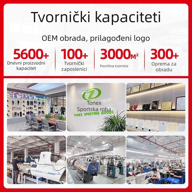 Crni univerzalni držač gležnja, prozračan, podrška za sport i planinarenje