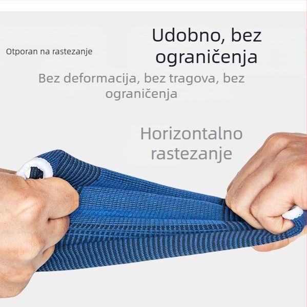 Sportska ortoza gležnja s visokim stupnjem elastične kompresije i čvrstom potporom, prozračna zaštita za košarku i nogomet
