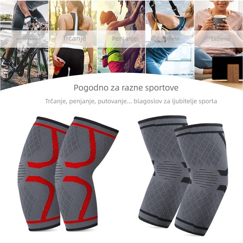 Foot wake zaštitne jastučiće za laktove za odrasle, prozračne sportske zaštite za košarku, tenis i badminton, najlonski materijal, veličine S/M/L