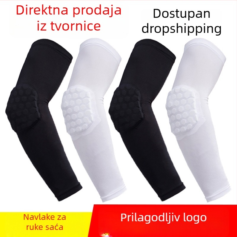 Košarkaški lakatni štit od EVA pjene s mrežastom strukturom, lagana zaštita za odrasle