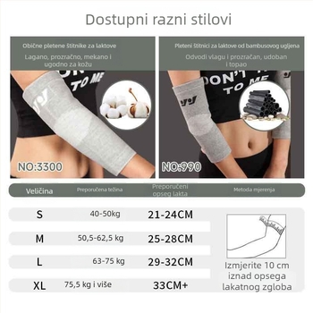 Četverostranično rastezljivi pleteni zaštitnik lakta za košarku, vožnju biciklom, trčanje i fitness — prozračna zaštita ruke