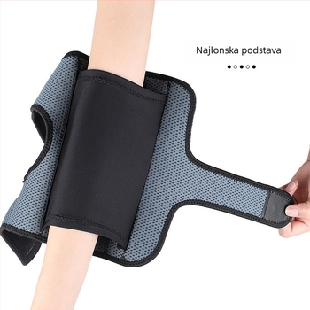 Sportska proteza lakta za muškarce i žene, podesiv dizajn s obrnuto podizanjem, dvostruka aluminijska ploča podrška, kompresijsko fiksiranje, zaštita lakta od padova