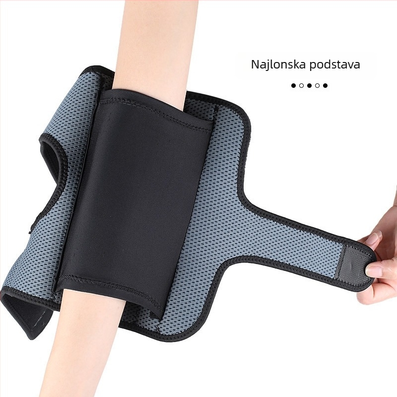 Sportska proteza lakta za muškarce i žene, podesiv dizajn s obrnuto podizanjem, dvostruka aluminijska ploča podrška, kompresijsko fiksiranje, zaštita lakta od padova