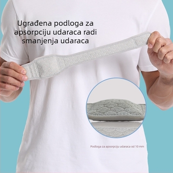 Zaštitnik lakta za tenis i badminton, podesiva traka, zaštita od udaraca, pogodan za vožnju bicikla i fitness