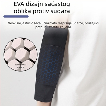 Dječji laktni štitnici s EVA uzorkom pčelinje saće, zaštita od udara, protuklizni, prozračni Lycra kompresijski štitnici za nogomet i košarku