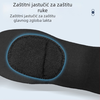 Zaštita lakta s kompresijskim rukavom i jastučićem, zaštita lakatnog zgloba za tenis i badminton