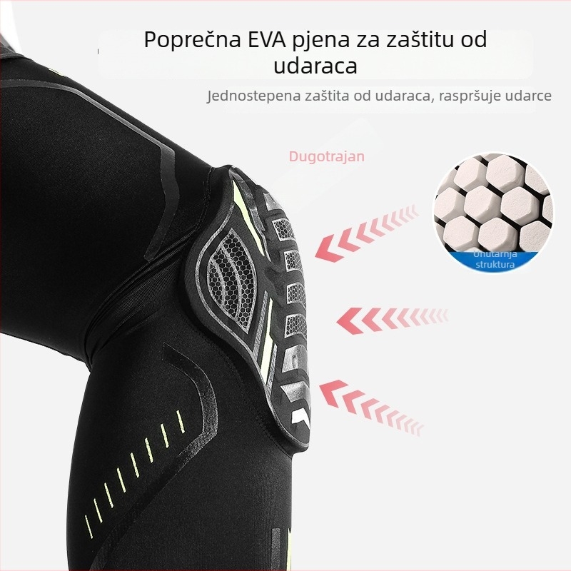 Lycra koljena štitnici s ćelijastom strukturom za ljetne vanjske sportove – zaštita pri košarci, vožnji biciklom i trčanju