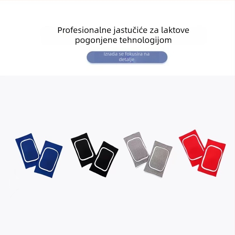 Debeli jastučići za lakat za sport, ples i fitness – Šarene zaštite lakta za vježbe plank