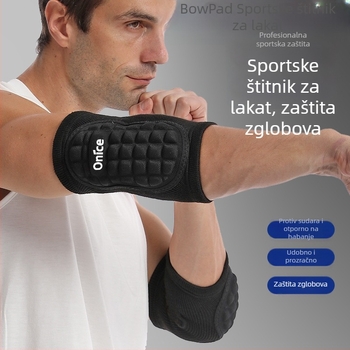 Taktički set zaštite lakta i zapešća s debelim jastučićima za sport