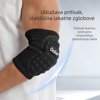 Taktički set zaštite lakta i zapešća s debelim jastučićima za sport