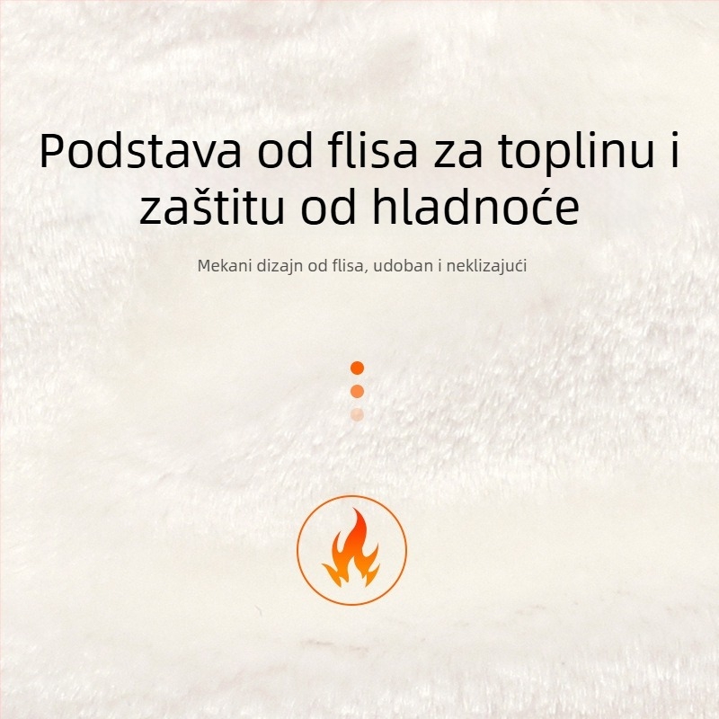 Pojas za struk s flis podstavom, debeli, za muškarce i žene, održava toplinu struka i trbuha u jeseni i zimi.
