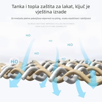 Tanki lakatni štitnik, ljetni rukav za lakat, toplina zglobova, unisex, prekrivanje ožiljaka