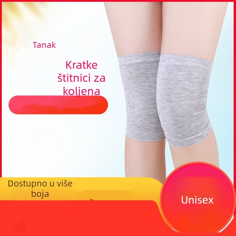 Ljetne lagane elastične koljene štitnike, kratke koljeno navlake za muškarce i žene, zaštita zgloba koljena, pogodno za klimatizirane prostore
