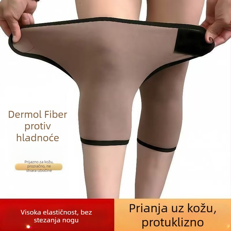 Kolenni štitnici sa Velcro za starije osobe — zaštita zglobova i toplina za jesensko-zimsku vožnju biciklom