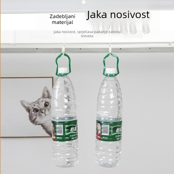Zavjesa za krevet u obliku U sa dvostrukim tračnicama za studentski dom, integrirana zavjesa za stol