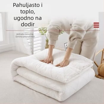Studentski set pamukaste posteljine s navlakom za madrac i jezgrom deke, debeli zimi