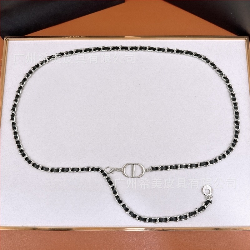 Ženski dekorativni lančani pojas – minimalistički elegantan dodatak za odijelo i suknju
