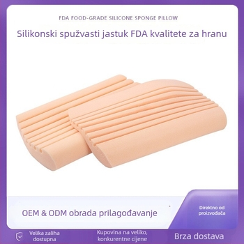 Unaprijeđena silikonska pjena jastuk, periv i prozračan za ljeto, jezgro od lateksa i pamuka za djecu i odrasle