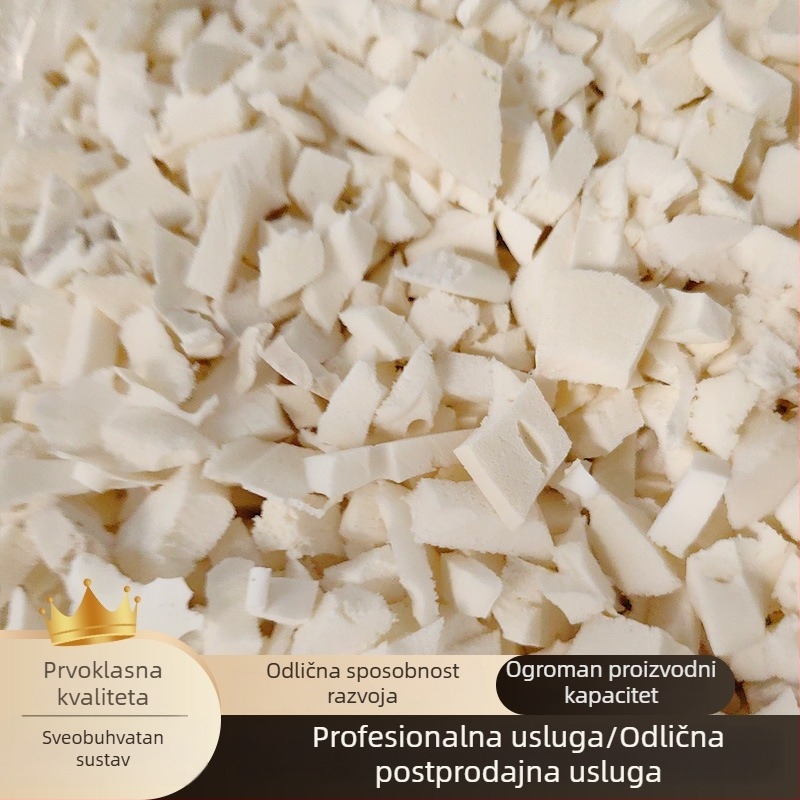 Granulirano prirodni lateks i drobljena pjena za punjenje jastuka