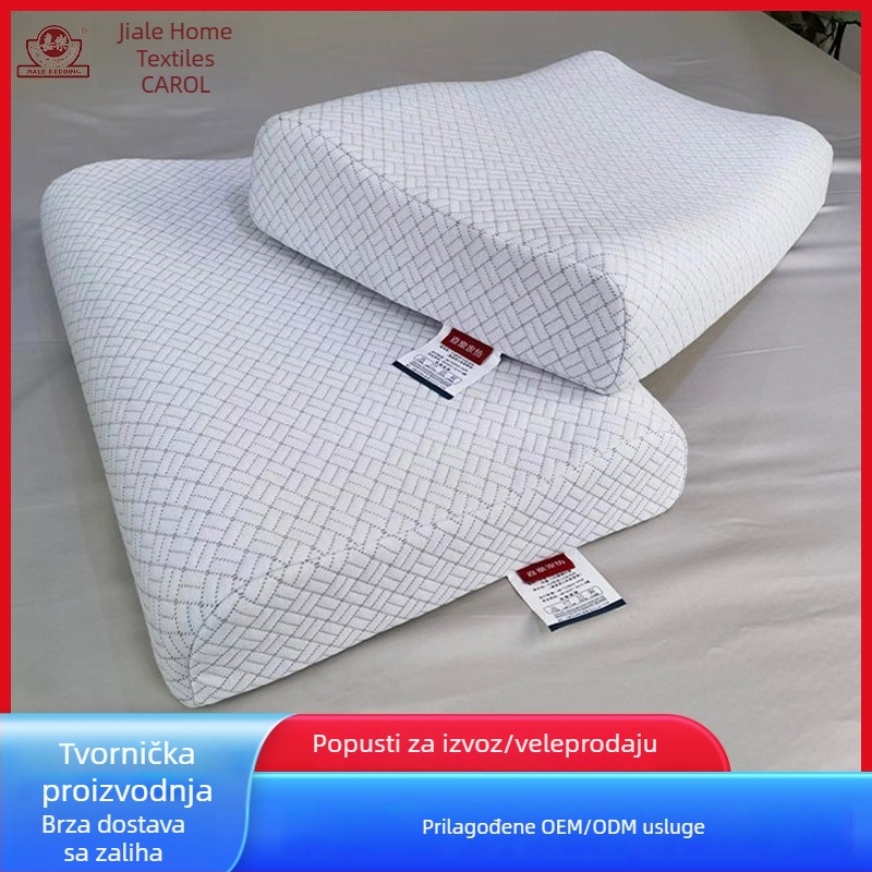 Jastuk od prirodnog lateksa za djecu i odrasle, potpuna podrška vratne kralježnice, spor odziv, pravokutni oblik, visina 5–10 cm, težina 1–2 kg, za sve sezone