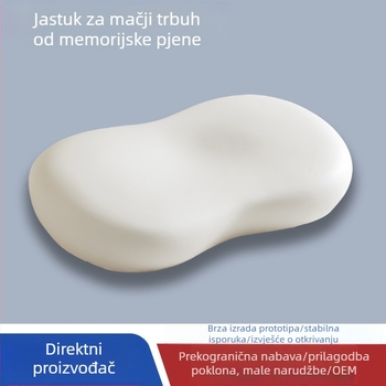 Jastuk od memorijske pjene za mačji trbuh, s golim jezgrom, bez tlaka, prilagodljiva veličina, visina i gustoća