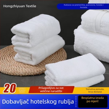 Hotelske ručnike od 100% pamuka, debeli ručnici za hoteli s pet zvjezdica i gostinjca, hotelski tekstil na veliko