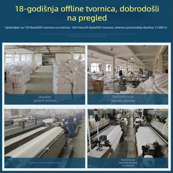 Hotelska posteljina od 100% pamuka, 60-count, satenska tkanina, reaktivno bojanje, 4-dijelni set, geometrijski uzorak