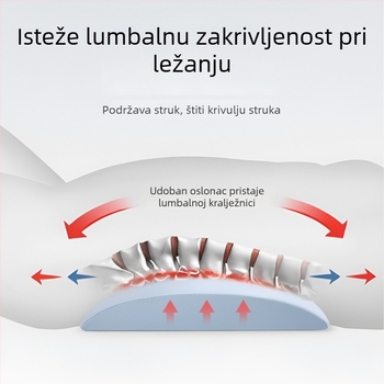 Jastuk za donji dio leđa od memorijske pjene za ublažavanje tlaka, spor odziv, podrška trudnicama, jastuk za krevet i za spavanje