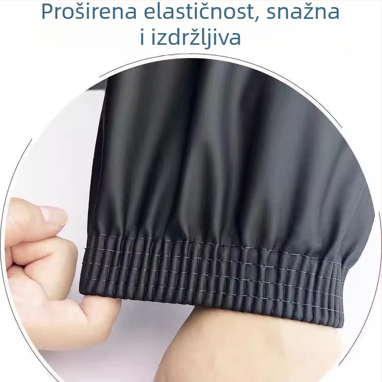 Vodootporni i otporni na ulja PU kožni zaštitni rukavi s produženom dužinom, unisex, kuhinja i rad, izdržljivi