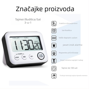 Vizualni odbrojivač za učenike – višenamjenski budilnik za domaće zadatke i upravljanje vremenom