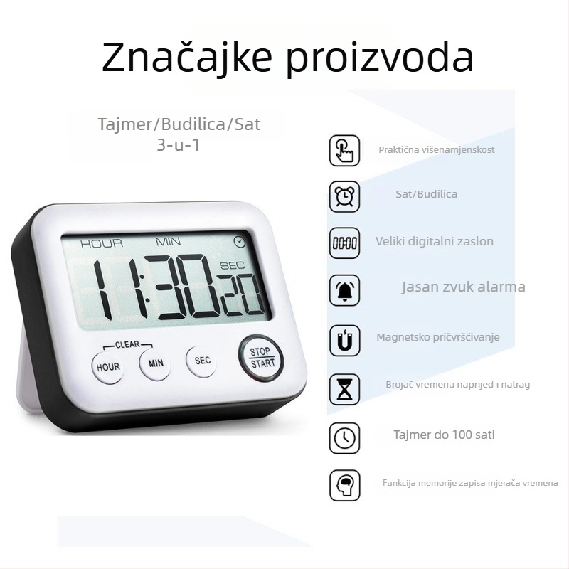 Vizualni odbrojivač za učenike – višenamjenski budilnik za domaće zadatke i upravljanje vremenom