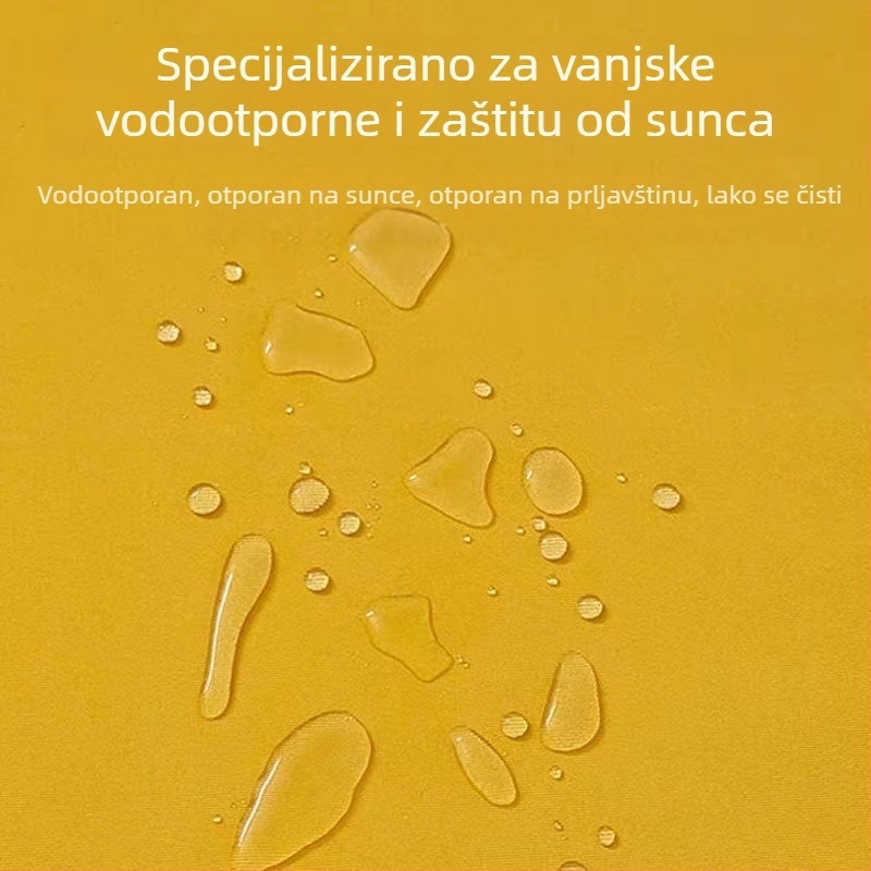 Jastučnica za sjedenje od visokou gustoćom pene za vanjsku upotrebu — plažni ležaljke, vodootporne i UV-otporne duge klupe, stadion podloge, izrađeno po mjeri